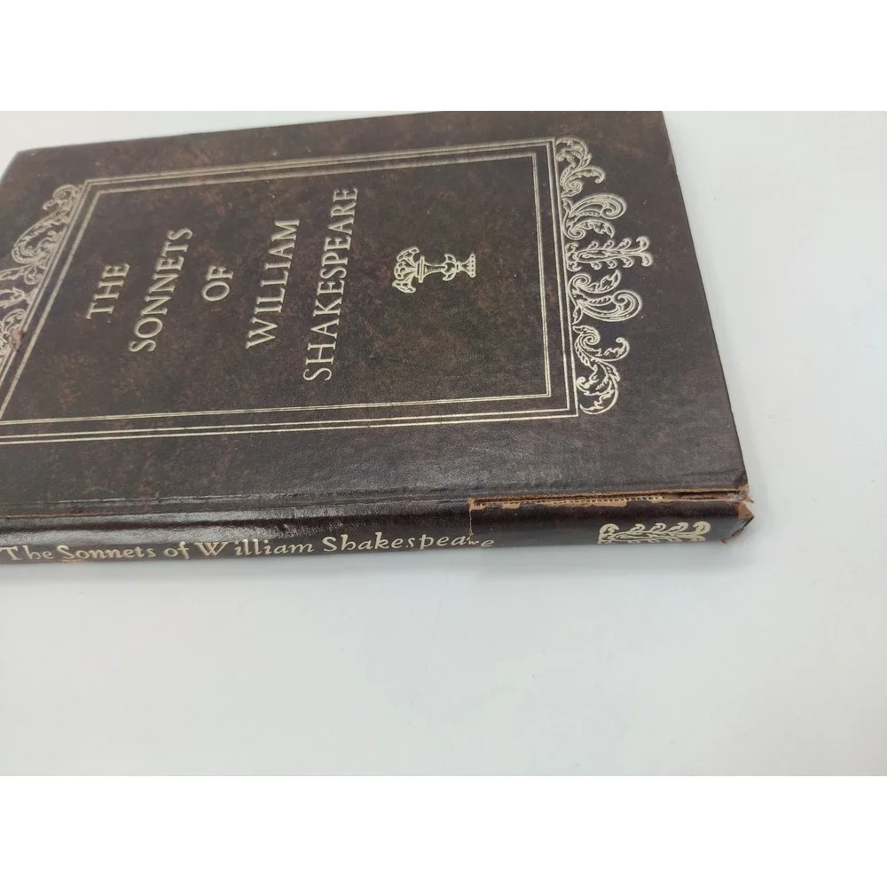 The Sonnets of William Shakespeare Avenel‎ Books Vintage Hardcover Temple Notes